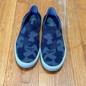 Rothy’s Black Gray Camo Sneaker 8.5